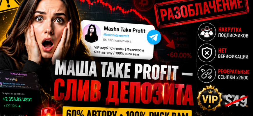 Хотите узнать правду о Masha Take Profit? Мы раскрываем обман, схемы мошенничества и делимся отзывами пострадавших.