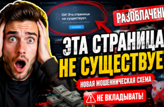 Узнайте, как распознать мошеннические схемы по фразе 'Эта страница не существует'. Читайте наш обзор и защищайте свои деньги!