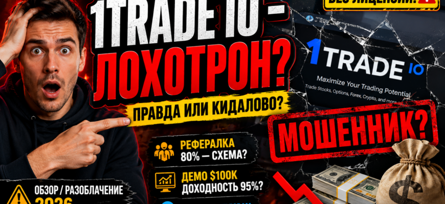 Узнайте о рисках работы с 1Trade Io, брокером без лицензий. Читайте отзывы и советы для защиты от мошеннических схем.