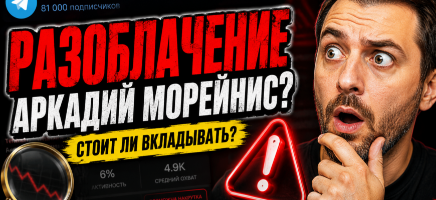 Разоблачение канала Аркадия Морейниса. Узнайте, какие риски скрываются за его инвестициями и как защититься от мошенничества в финансах.