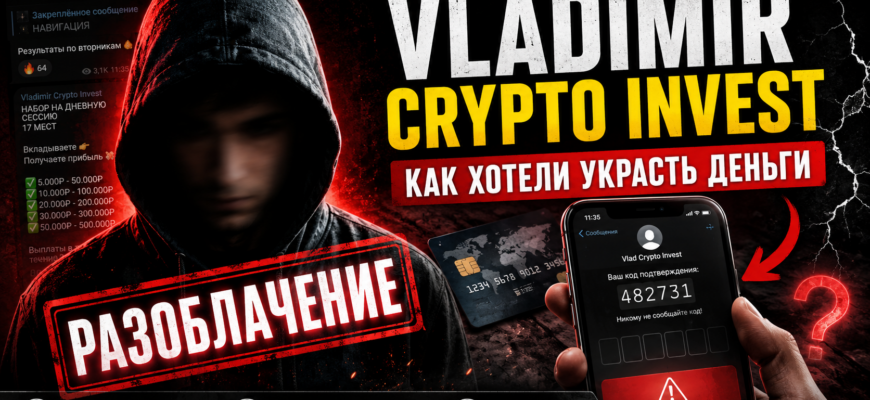 Разоблачение VLADIMIR CRYPTO INVEST. Узнайте о схемах мошенничества и способах защиты от обмана в криптовалютном трейдинге!