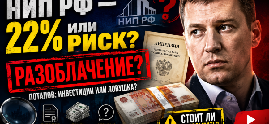 Узнайте правду о Потапове и его проекте НИП РФ. Что скрывает высокая доходность и как избежать обмана. Читайте прямо сейчас!