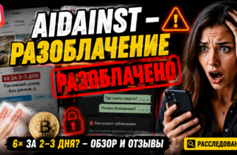 Узнайте правду о проекте Aidainst. Мы разоблачаем их обещания, отзывы пострадавших и рассказываем, как избежать обмана.