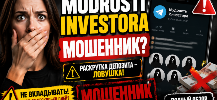 Узнайте правду о проекте Мудрость инвестора, отзывы, признаки мошенничества и как защитить свои деньги!