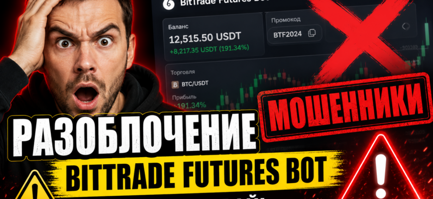 Обзор BitTrade Futures Bot: разоблачаем мошенничество и предупреждаем о рисках, рассказываем о признаках обмана и как избежать потерь.