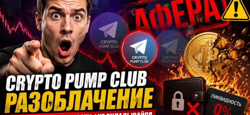 Узнайте о схемах мошенников в Crypto Pump Club и как не стать жертвой. Читайте, чтобы защитить свои инвестиции и распознать обман!