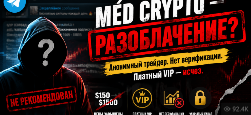 Ознакомьтесь с разоблачением канала MЁD CRYPTO и узнайте, почему трейдер Nkc (@XAH223) не внушает доверия. Как защититься от мошенников?