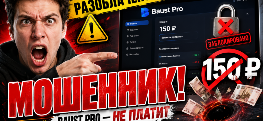 Проверьте, действительно ли Baust Pro предлагает легкий заработок. Узнайте о рисках, отзывах и как защитить свои средства от мошенничества.