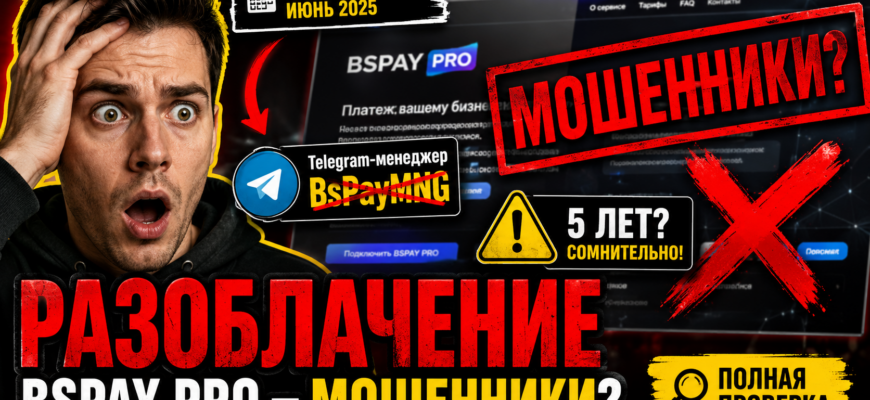 Узнайте риски и признаки мошенничества BSPAY PRO. Какие советы помогут защитить ваши средства от обмана? Читайте наш детальный обзор!