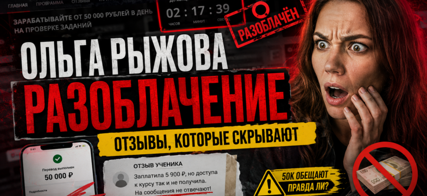 Разоблачение курса Ольги Рыжовой: реальные отзывы выпускников, риски и признаки мошенничества. Узнайте, стоит ли доверять данной программе.