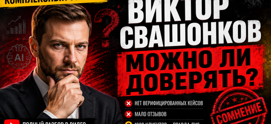 Разоблачение услуг Виктора Свашонкова, его методы и реальные отзывы клиентов. Как распознать мошеннические схемы и защитить свой бизнес?