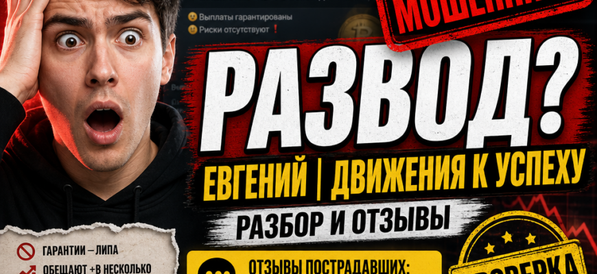 Чем опасен телеграм канал Евгений Движения к Успеху? Узнайте о схемах обмана и реальных отзывах пострадавших. Защитите свои деньги!