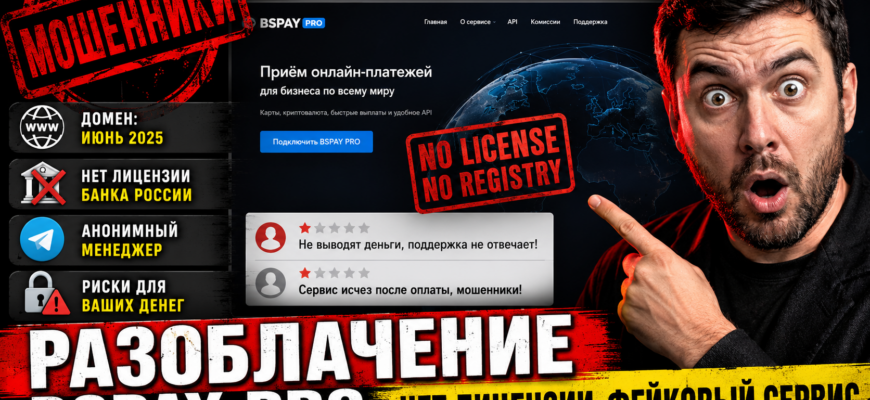Вы узнали о BSPAY PRO? Откройте для себя тревожные знаки, риски и информацию о мошеннических схемах, чтобы защитить свои деньги.