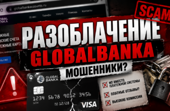 Узнайте о подводных камнях Globalbanka. Читайте отзывы клиентов, раскрывающие мошенничество и риски при получении зарубежных карт и ВНЖ.