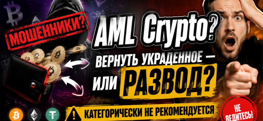 Что такое AML Crypto? Узнайте, как проект может оказаться мошеннической схемой и что нужно знать, чтобы избежать потерь.
