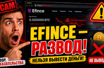 Узнайте, насколько безопасен Efince com. Отзывы и признаки мошенничества в нашем обзоре. Защитите свои инвестиции, читайте сейчас!