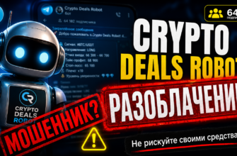 Проверяем Telegram бот Crypto Deals Robot на мошенничество. Узнайте о рисках, возможностях и реальных отзывах пользователей.