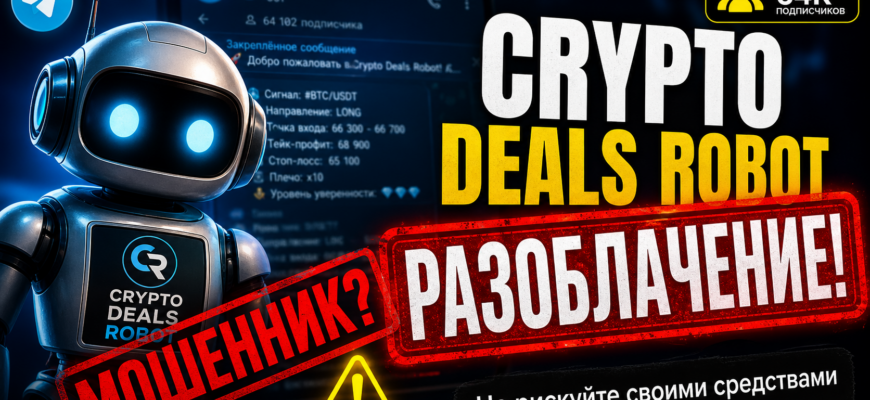 Проверяем Telegram бот Crypto Deals Robot на мошенничество. Узнайте о рисках, возможностях и реальных отзывах пользователей.