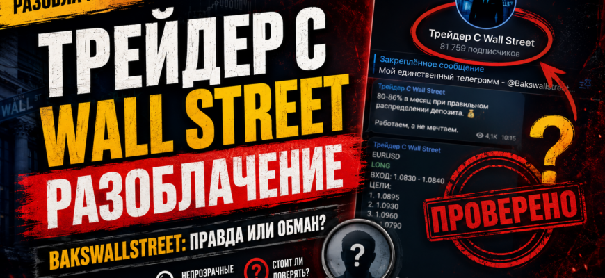 Разбираем риски и недостоверные обещания Трейдера С Wall Street. Узнайте, как избежать мошенничества и защитить свои деньги!