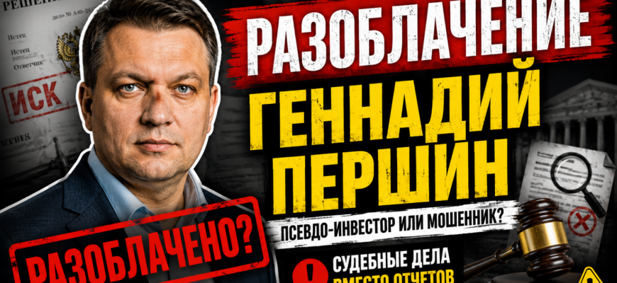 Исследуйте, как Геннадий Першин обманывает инвесторов. Узнайте, как защититься от мошенничества и выявить схемы обмана.