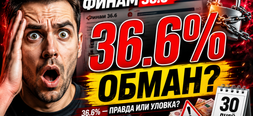 Разберитесь с предложением Finam 36.6. Узнайте, как не попасть в ловушку мошенников и что реально обещает акция.