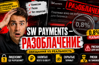 Проверьте правдивость SW Payments. Узнайте о рисках, скрытых тарифах и получайте советы по защите от мошенничества.