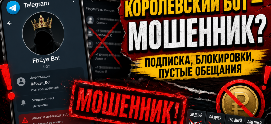 Разберитесь, опасен ли Королевский Бот. Узнайте, как не стать жертвой мошенников и какие отзывы имеют пользователи.