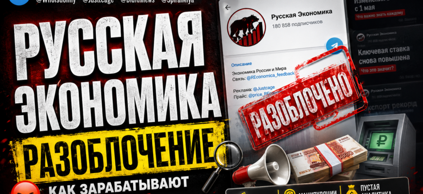Узнайте, как телеграм-канал Русская Экономика манипулирует аудиторией и скрывает риски. Читайте наш отзыв и будьте осторожны!