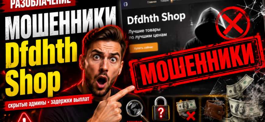 Вы узнали правду о Dfdhth Shop? Читайте наши отзывы и выясните признаки мошеннических схем, чтобы защитить свои деньги от обмана!
