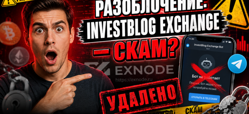 Проверка Investblog Exchange: обман, отзывы и важные признаки мошенничества. Узнайте правду о криптообменнике и защитите свои деньги.