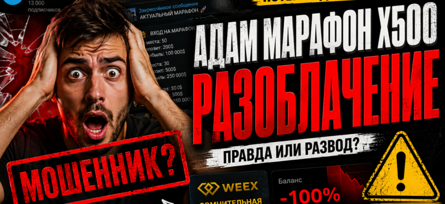 Узнайте правду об Адам Марафон Х500. Разоблачение схемы обмана и советы по защите от мошенников.