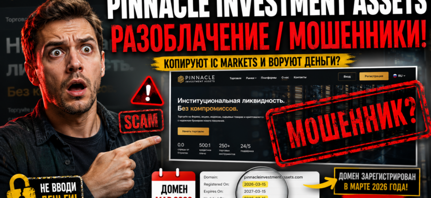Узнайте правду о Pinnacle Investment Assets. Мы разоблачим мошеннические схемы и поможем защитить ваши деньги от обмана.