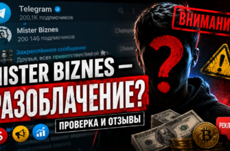 Проект Mister Biznes вызывает сомнения: узнавайте о рисках, мошеннических схемах и реальных отзывах пользователей. Читайте наш обзор!