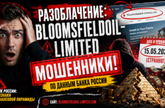 Изучите шокирующие признаки мошенничества Bloomsfieldoil-limited. Узнайте, как избежать финансовых потерь и защитить свои деньги.