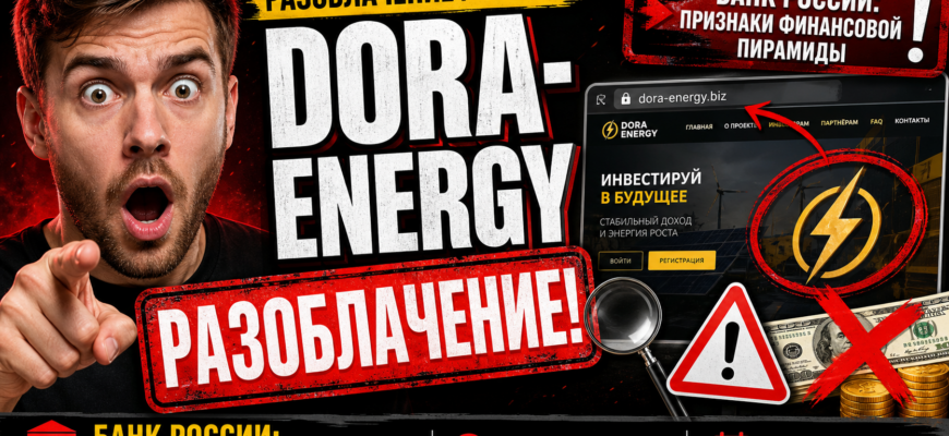 Узнайте о рисках проекта Dora-Energy, его признаках финансовой пирамиды и получите советы по защите от мошенничества.