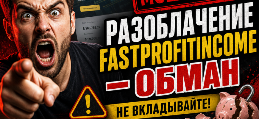 Обнаружены признаки мошенничества Fastprofitincome. Узнайте, как защититься от обмана и не стать жертвой!
