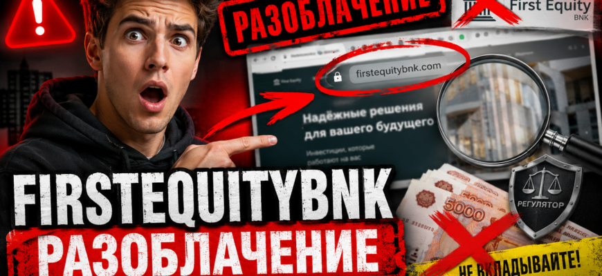 Предостерегаем от вложений в Firstequitybnk. Узнайте признаки мошенничества и делитесь опытом, чтобы защитить свои финансы.