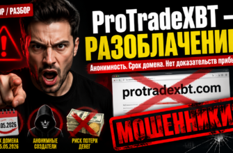 Планируете инвестировать в ProTradeXBT? Узнайте о признаках мошенничества, рисках и реальных отзывах. Защитите свои деньги от обмана!