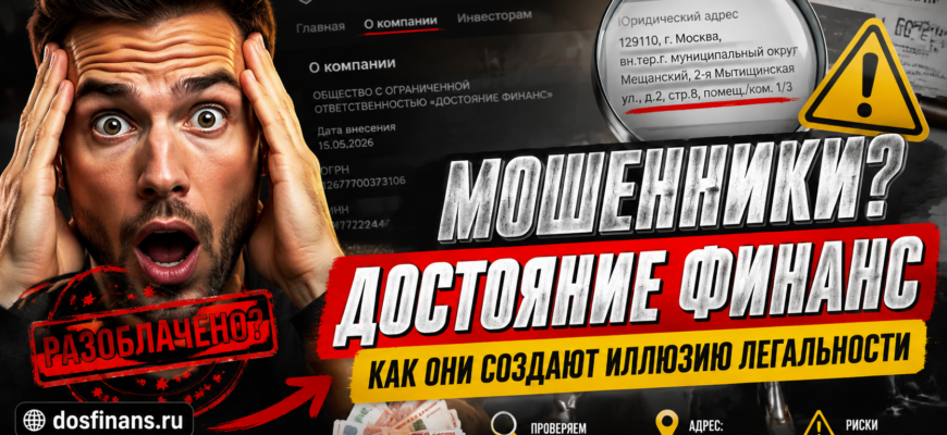 Узнайте о рисках и сомнительных методах работы сервиса ДОСТОЯНИЕ ФИНАНС. Читайте наш обзор и будьте осторожны.