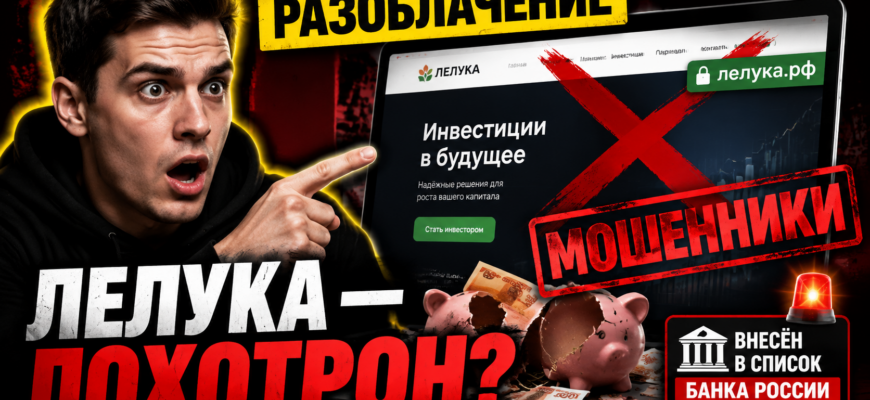 Что скрывает инвестиционный проект Лелука? Узнайте о признаках мошенничества и научитесь защищать свои деньги.