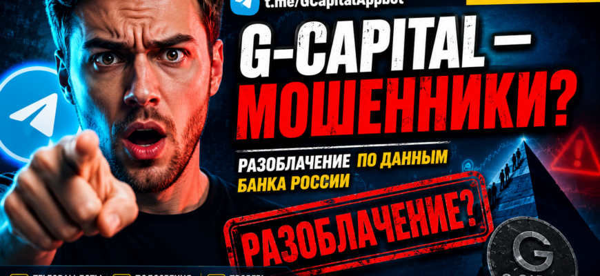 Разберитесь с схемами мошенничества в Telegram-канале G-Capital. Узнайте о признаках обмана и защитите свои деньги.