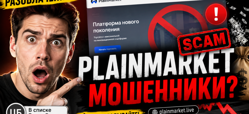 Что такое PlainMarket и почему его стоит избегать? Узнайте признаки мошенничества и защитите свои деньги.