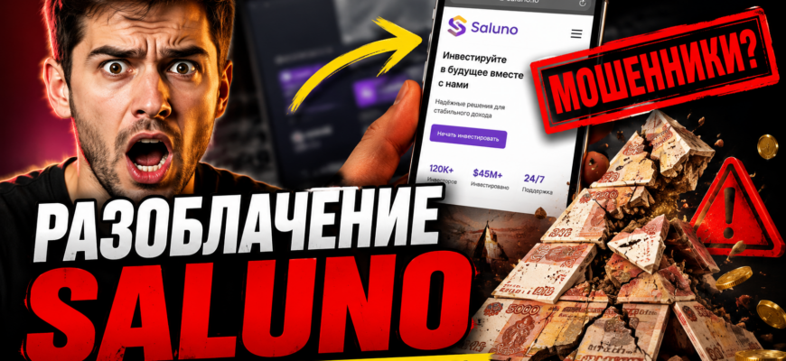 Изучите отзывы о Saluno и узнайте, почему этот проект вызывает серьезные сомнения. Как защититься от финансовых пирамид?