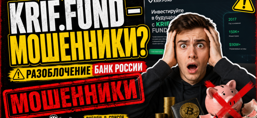 Обман и схемы KRIF.FUND раскрыты. Узнайте, как избежать мошенничества и защитить свои финансы в нашем анализе.