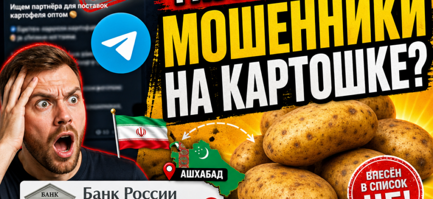 Узнайте правду о Telegram канале для инвестиций в картофель из Ирана. Проверка, методы обмана и отзыв пострадавших.