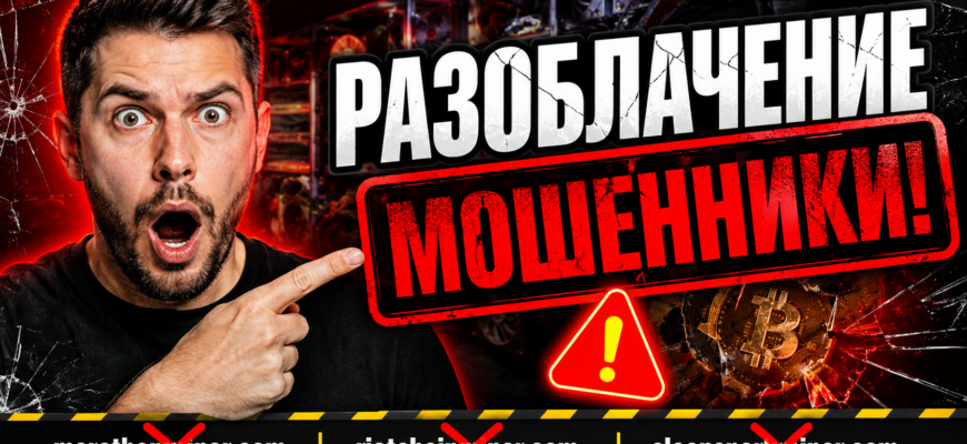 Все о мошеннических схемах Cleansparkminer, Riotchainminer, Marathonminer. Узнайте, как защитить свои деньги и распознать обман!