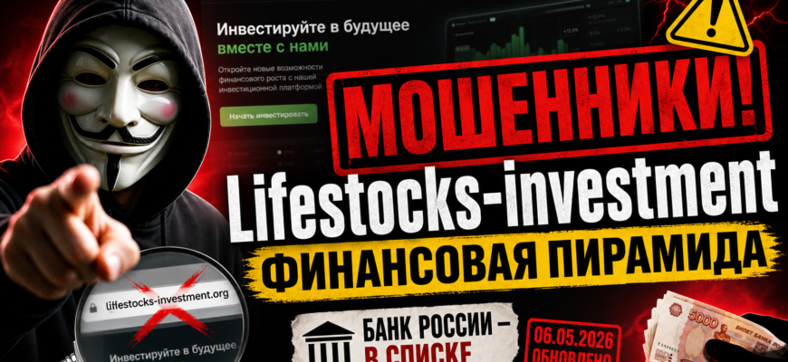 Обзор Lifestocks-investment: узнайте, как избежать обмана, и какие признаки мошенничества скрываются за этим проектом.