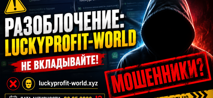 Что такое Luckyprofit-world? Узнайте, как распознать мошенничество и защитить свои деньги. Полный анализ и отзывы пользователей!