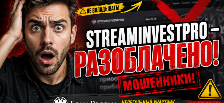 Проверка Streaminvestpro на мошенничество: какие риски и признаки обмана? Узнайте, как защитить свои деньги от аферистов.