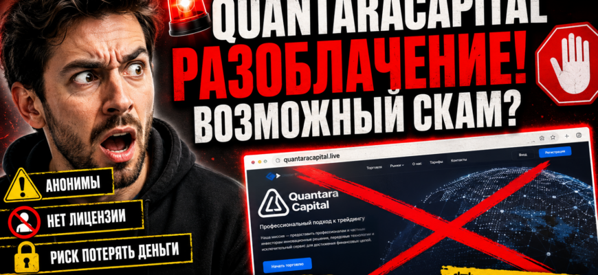 Quantaracapital может быть мошеннической схемой. Узнайте, как распознать признаки обмана и защитить ваши инвестиции.